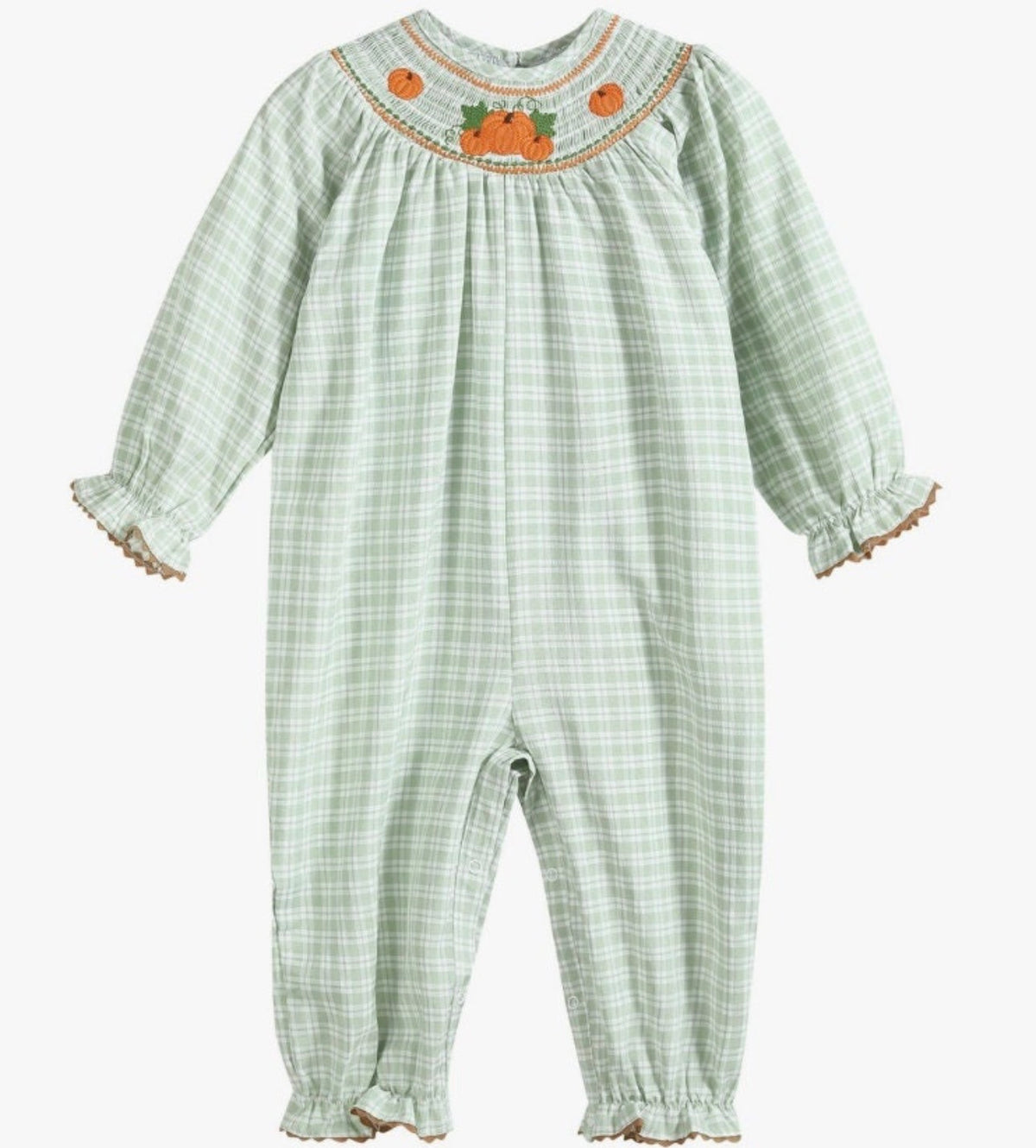 GIRL GINGHAM PUMPKIN EMBROIDERY PLAYSET