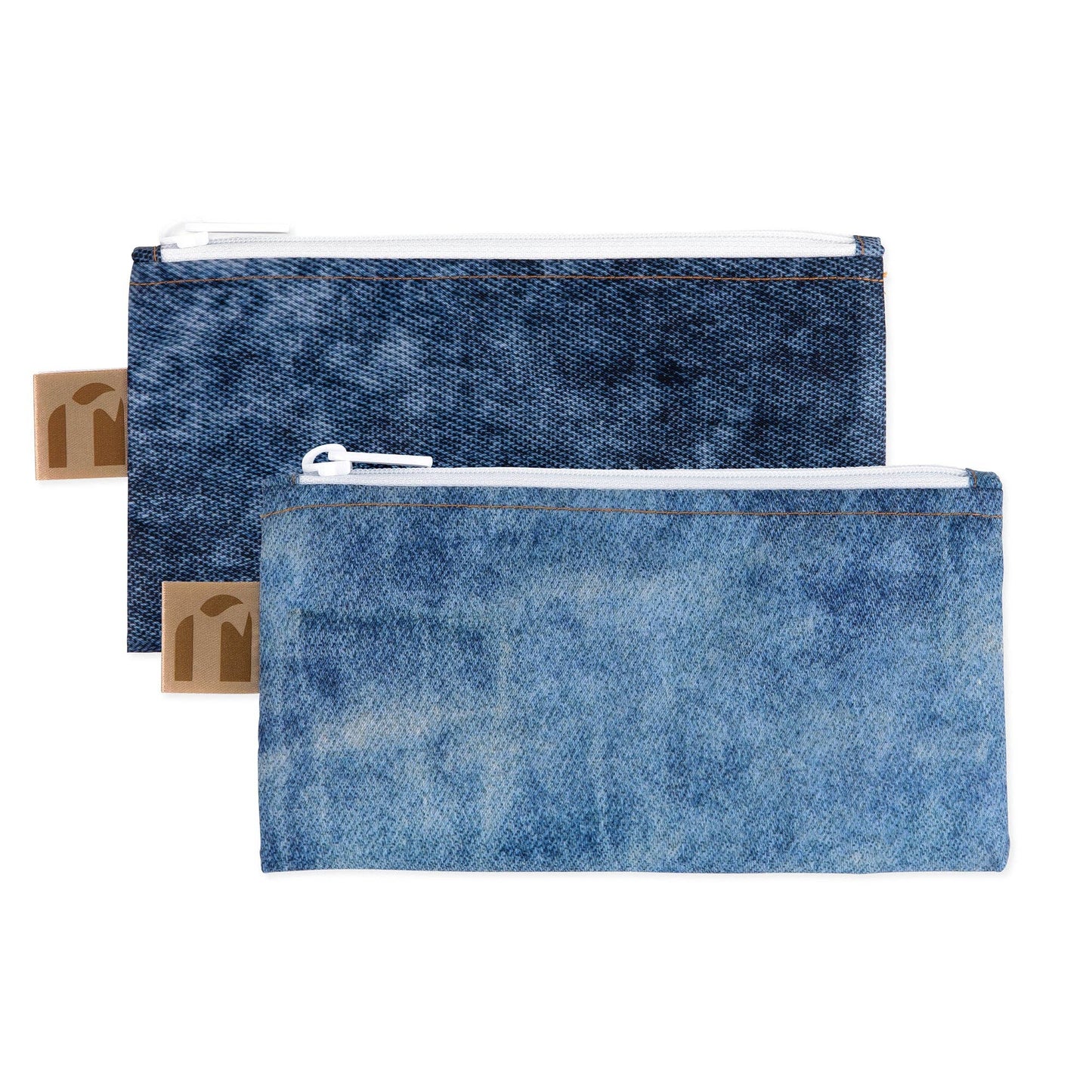 Reusable Snack Bag, Small 2 Pack: Denim on Denim