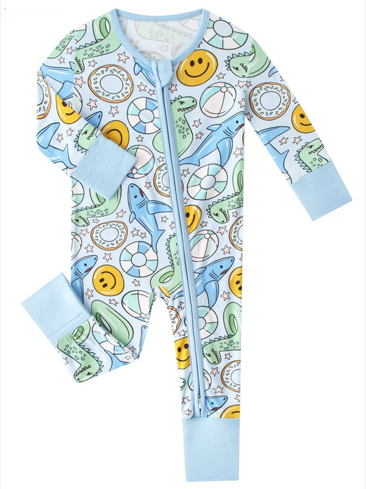 Pool Floats Bamboo Baby Convertible Zippy Romper