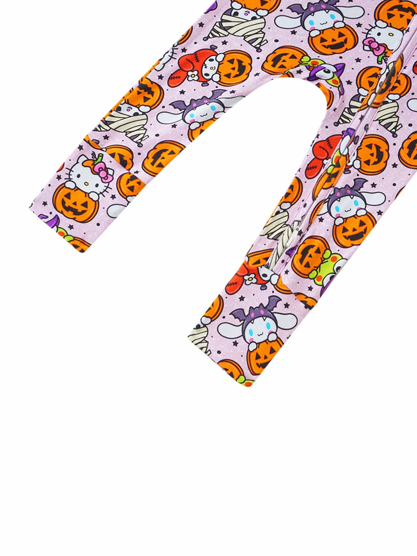 Posh TOT Sanrio Hello Kitty Jack O Lanterns Bamboo Baby Convertible Zippy Romper