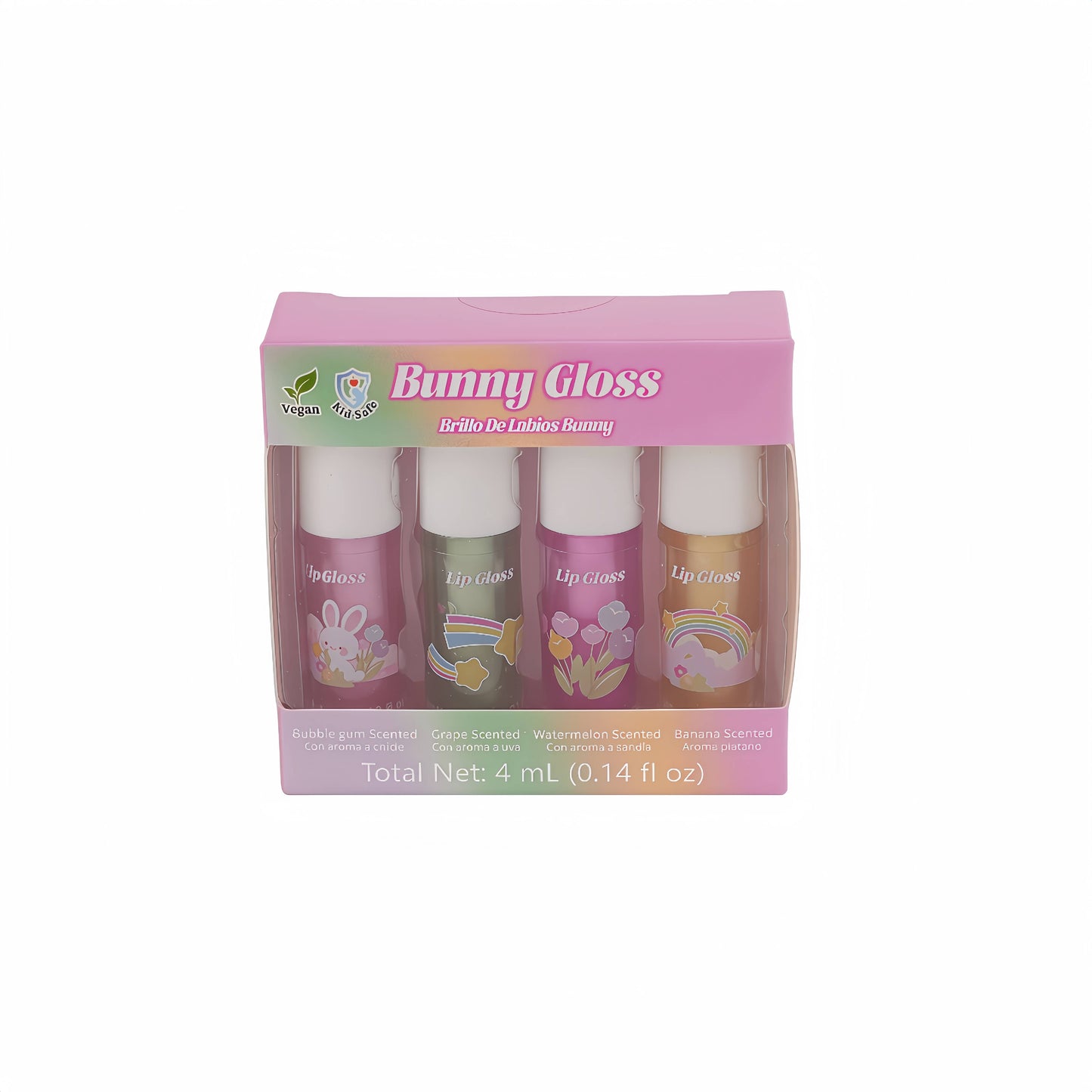 Bunny Gloss – 4-Pack Kids Lip Gloss Set