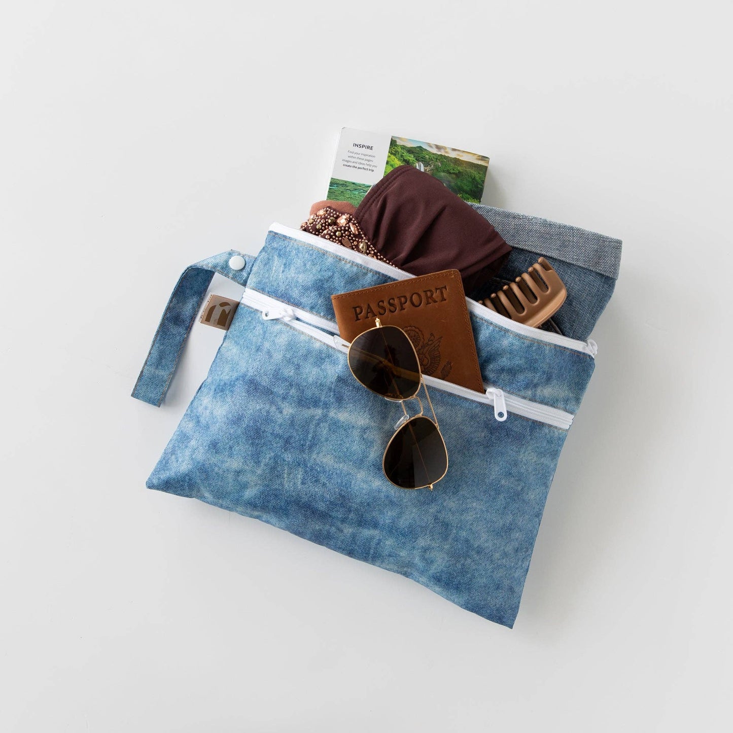 Wet/Dry Clutch: Crushed Denim