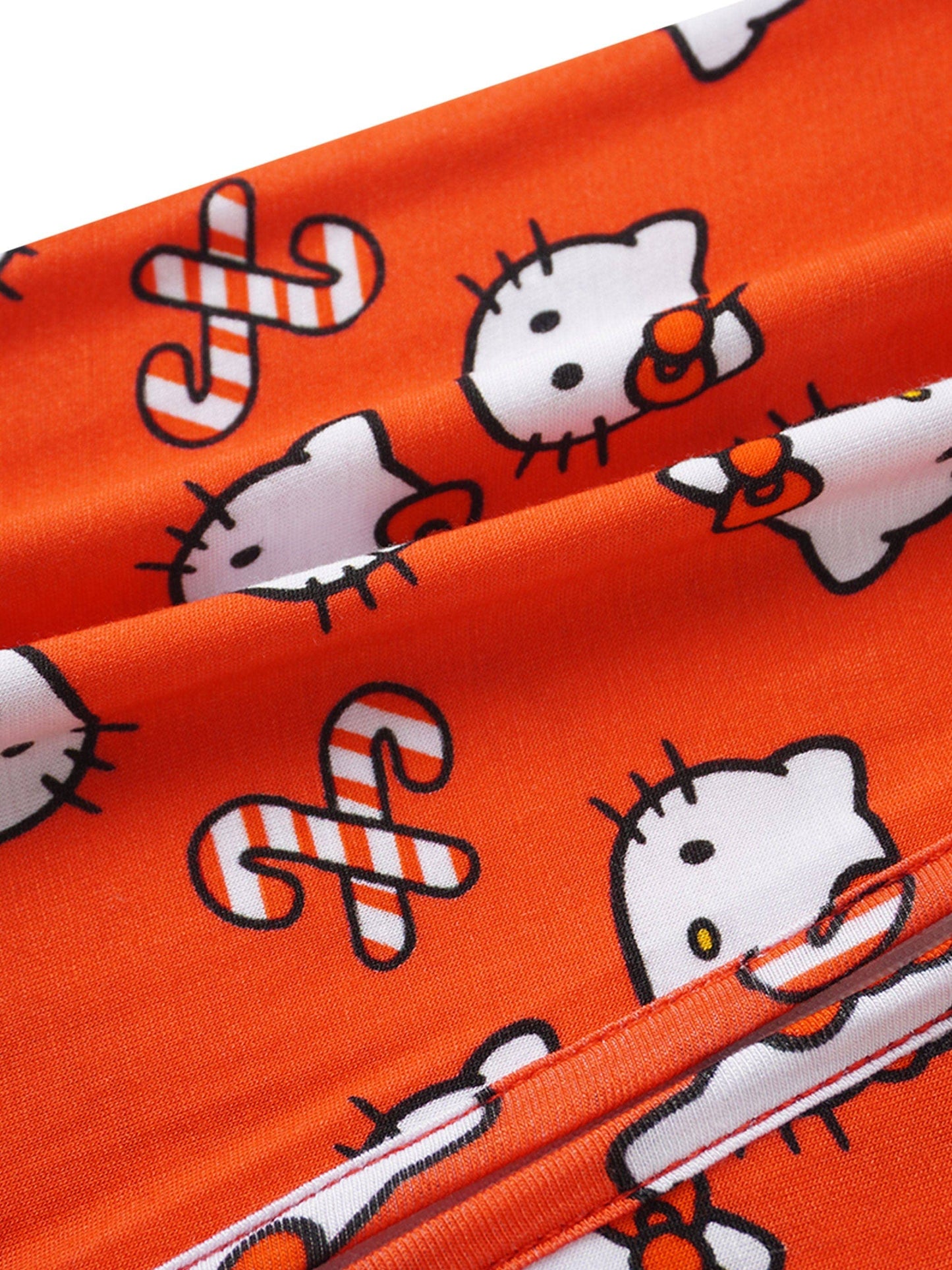 Posh TOT Sanrio Hello Kitty Merry Holiday Bamboo Baby Convertible Zippy Romper