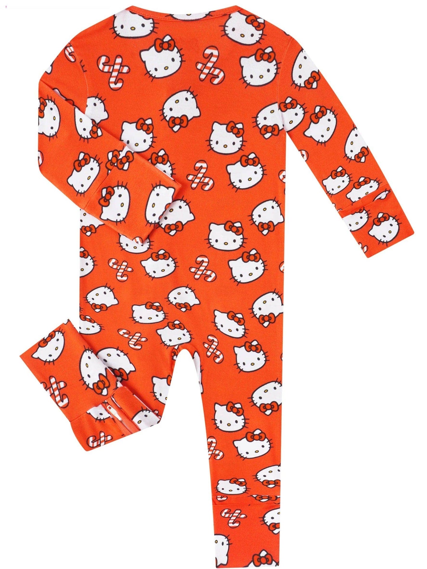 Posh TOT Sanrio Hello Kitty Merry Holiday Bamboo Baby Convertible Zippy Romper
