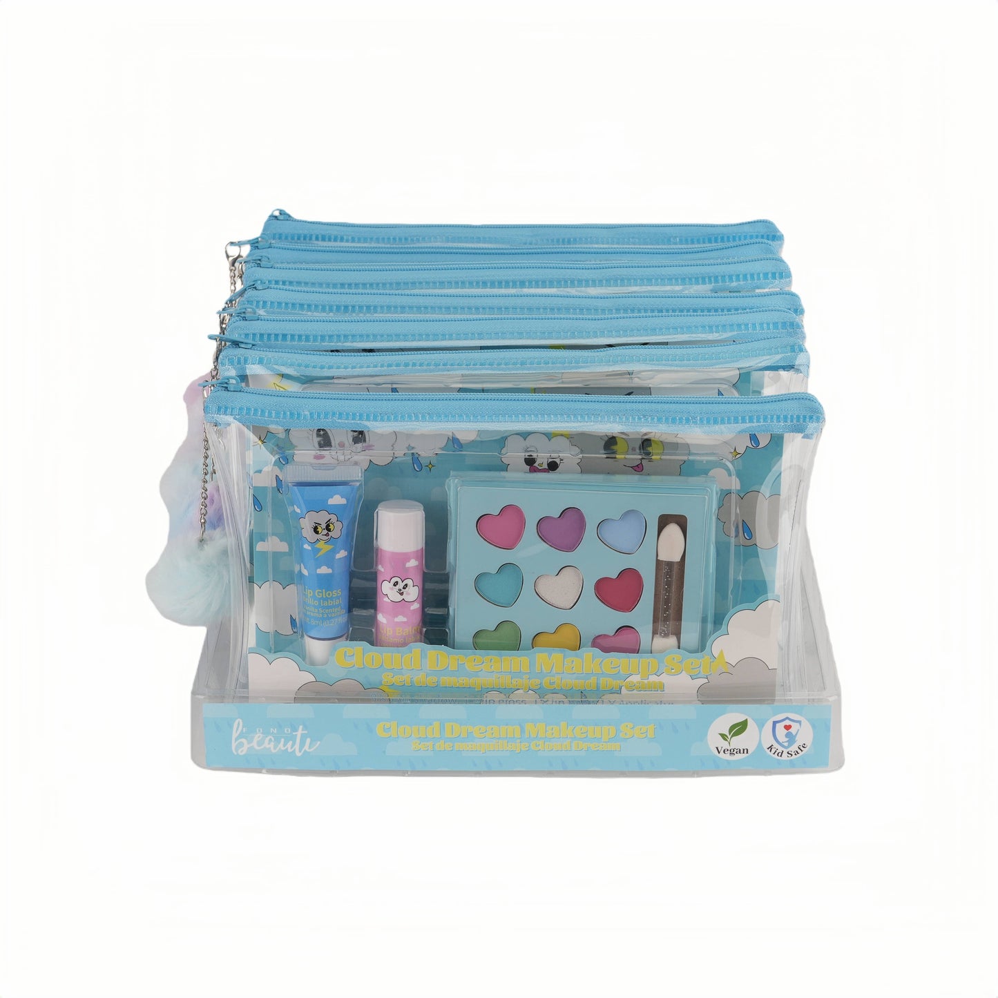 Kids Makeup Set – Eyeshadow, Lip Gloss & Lip Balm Kit