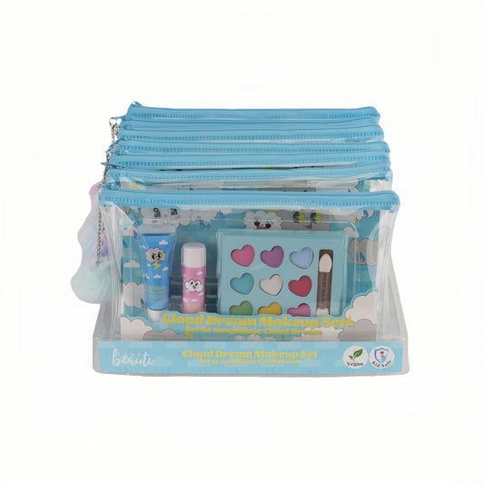 Kids Makeup Set – Eyeshadow, Lip Gloss & Lip Balm Kit