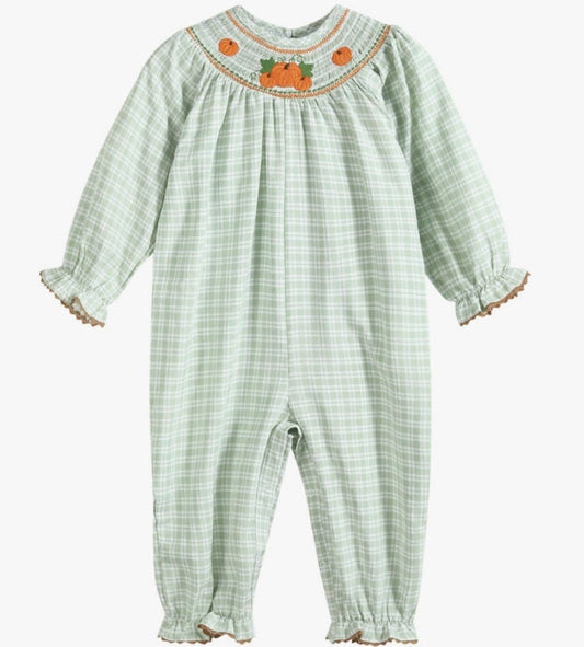 GIRL GINGHAM PUMPKIN EMBROIDERY PLAYSET