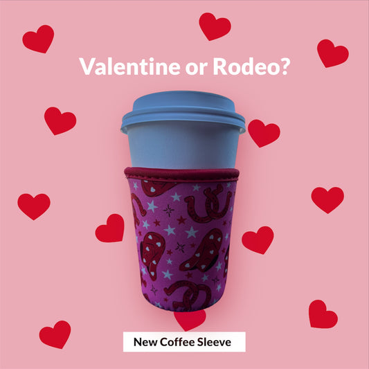 Cowgirl Valentine Coffee Sleeve