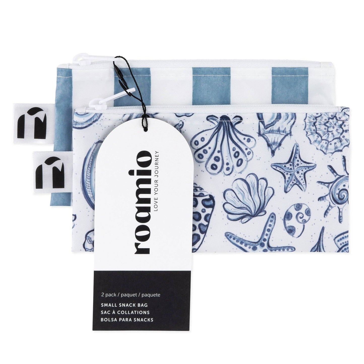 Reusable Snack Bag, Small 2 Pack: Coastal