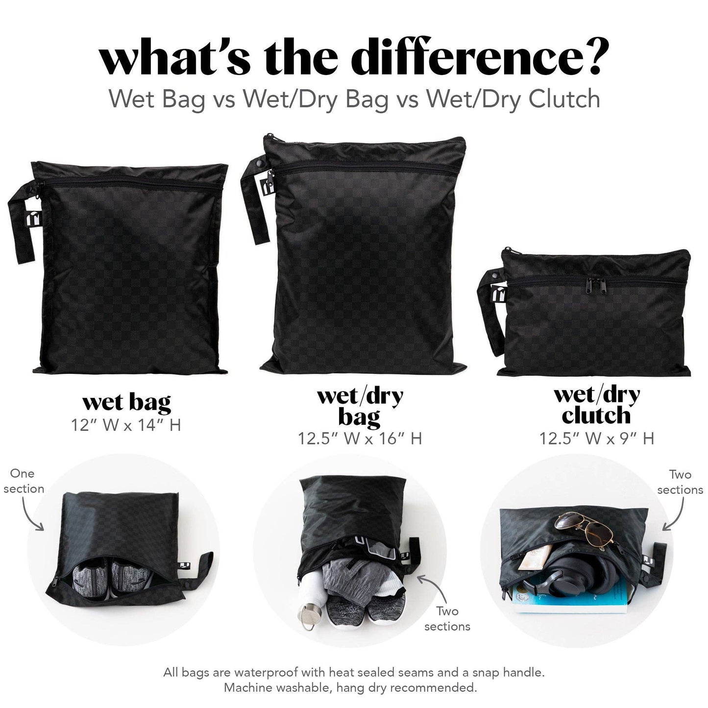 Wet/Dry Clutch: Crushed Denim