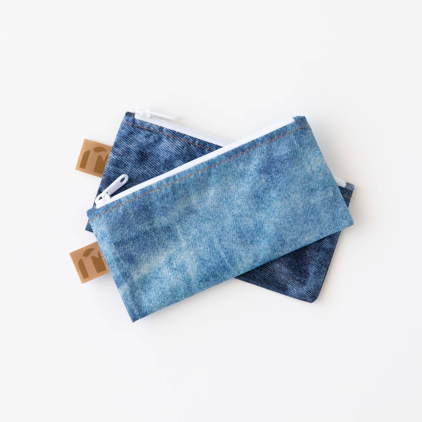 Reusable Snack Bag, Small 2 Pack: Denim on Denim