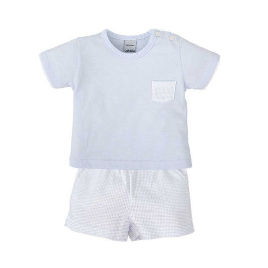 BOY BLUE GINGHAM SET