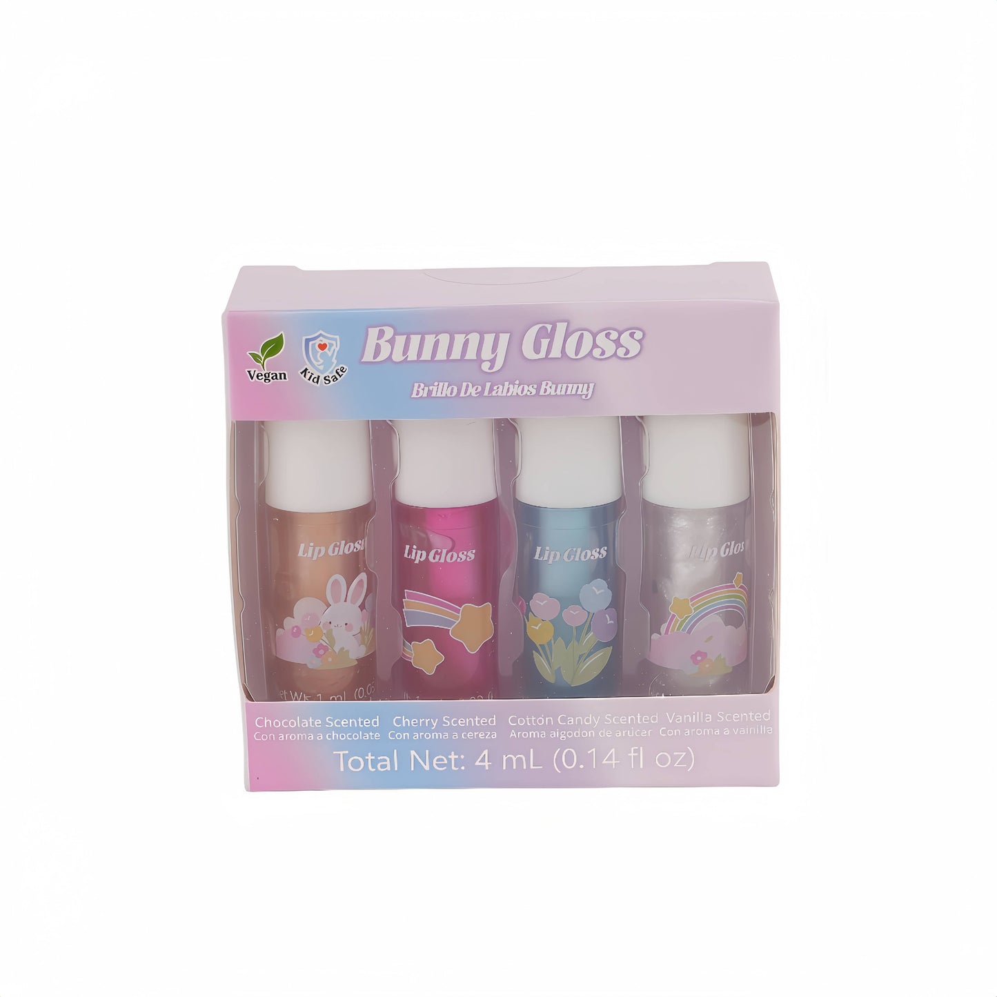 Bunny Gloss – 4-Pack Kids Lip Gloss Set