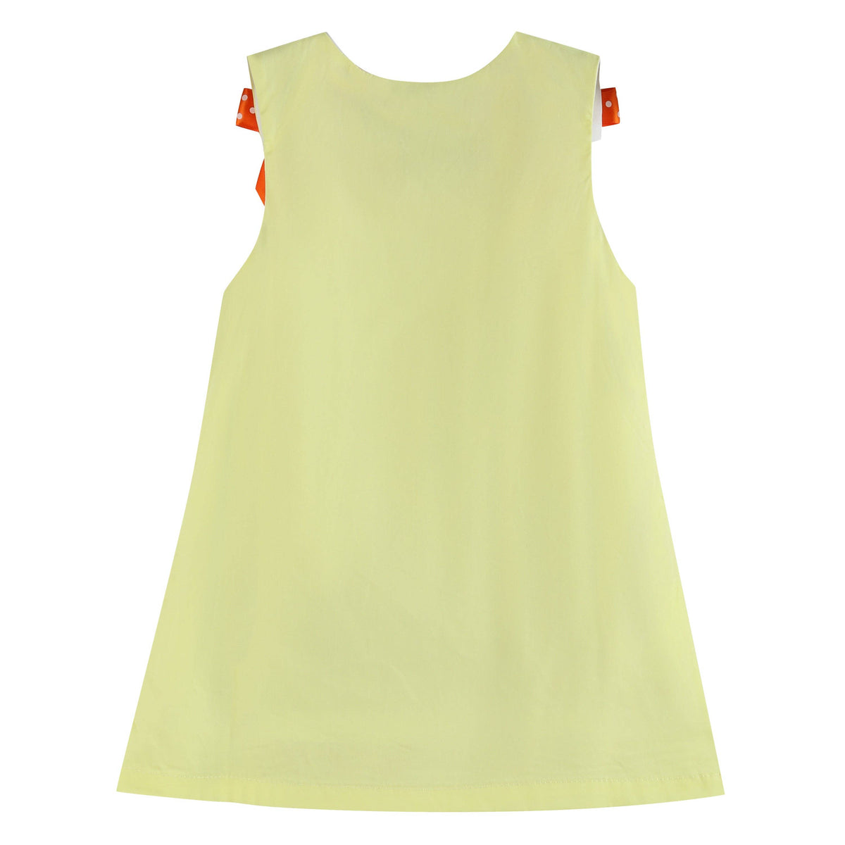 Girl Pumpkin Patch Bow Dress