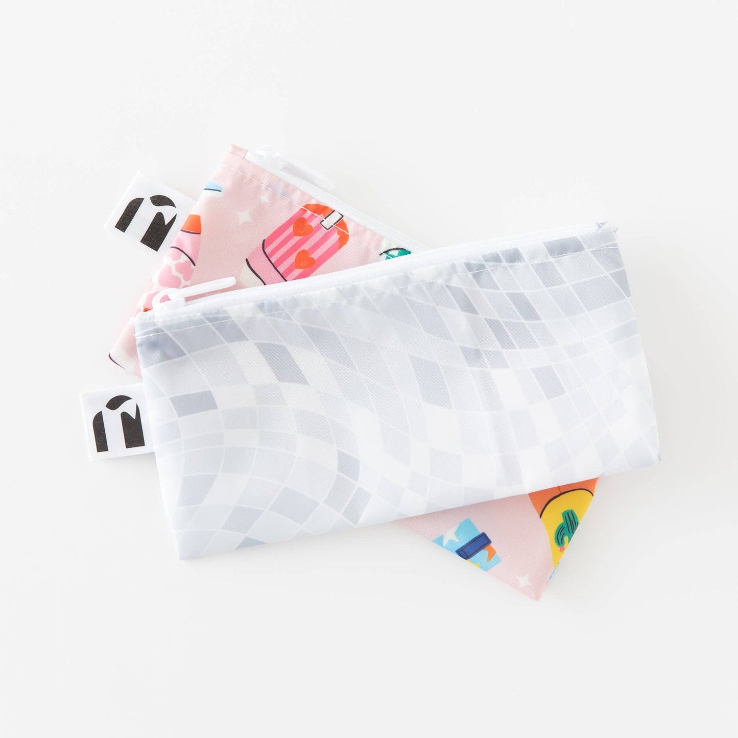Reusable Snack Bag, Small 2 Pack: Disco Boots