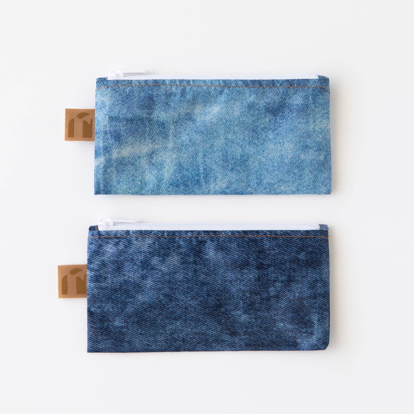 Reusable Snack Bag, Small 2 Pack: Denim on Denim
